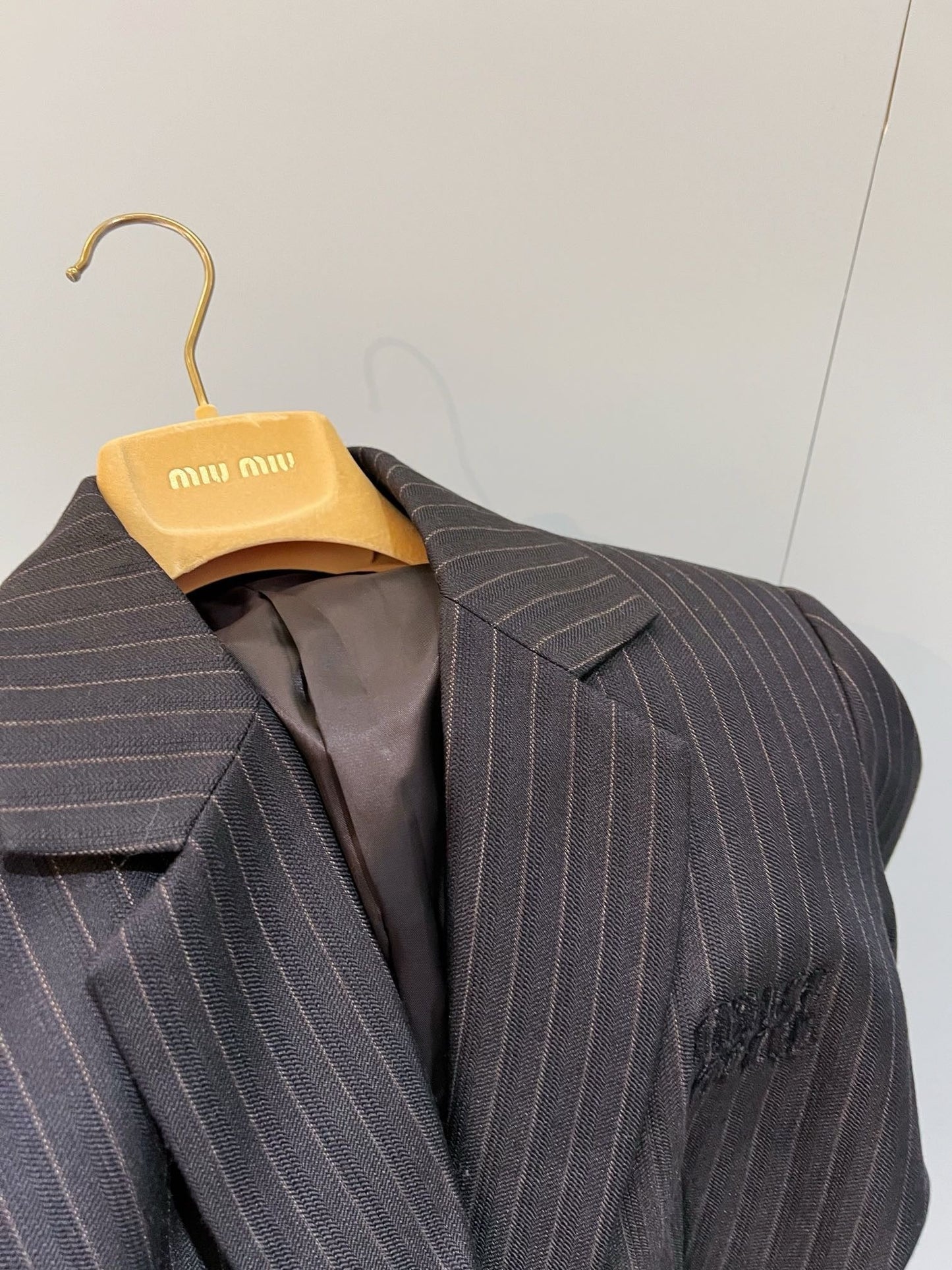 Pinstripe Tailored Blazer - Sassygrove