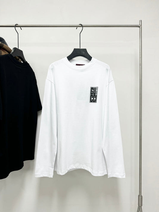 Minimal Luxe Logo Long Sleeve Tee - Sassygrove
