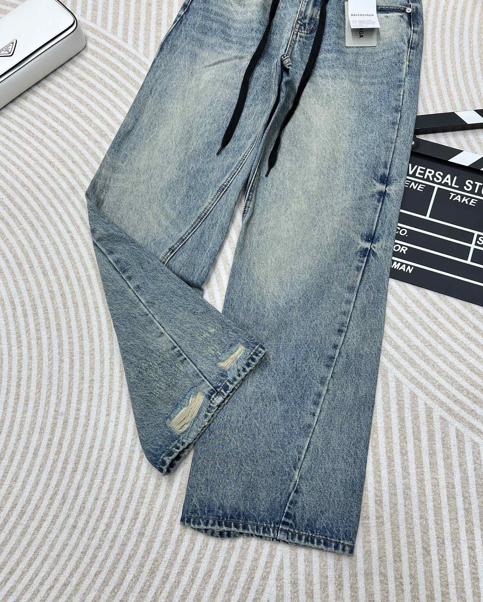 Vintage Wash Wide-Leg Jeans - Sassygrove
