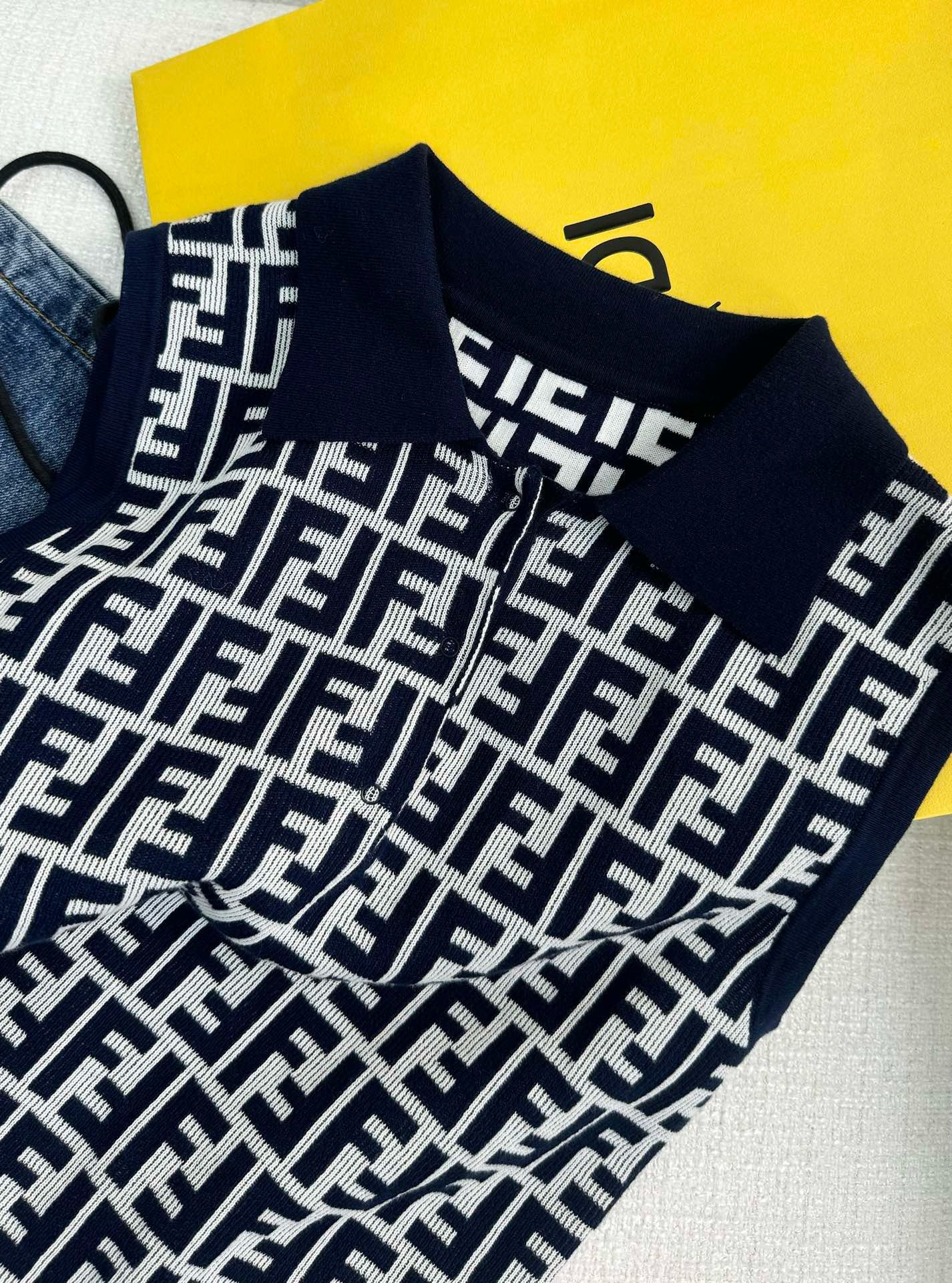 Monogram Knit Polo Tank - Sassygrove