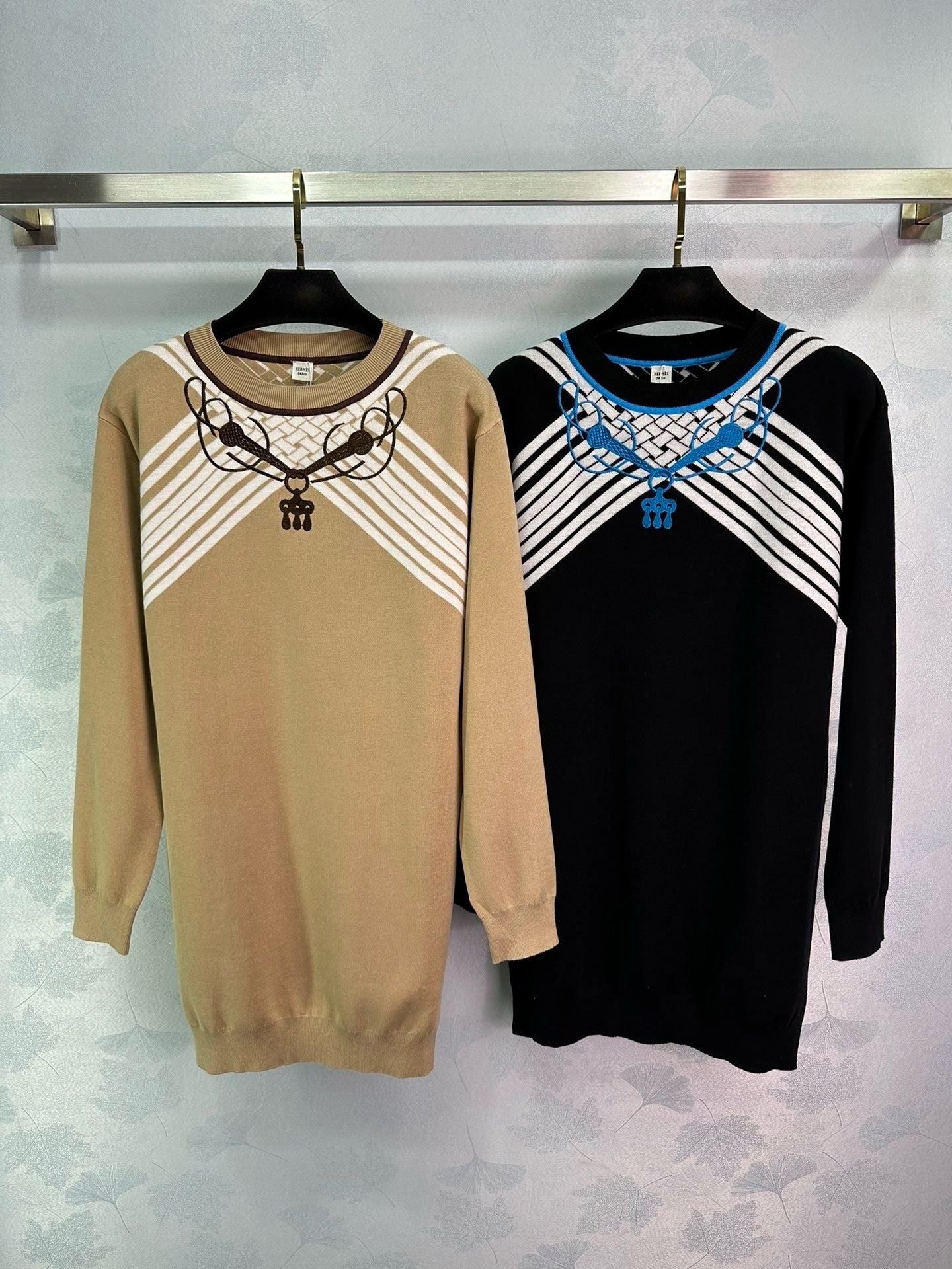 Equestrian Chain Motif Sweaters - Sassygrove