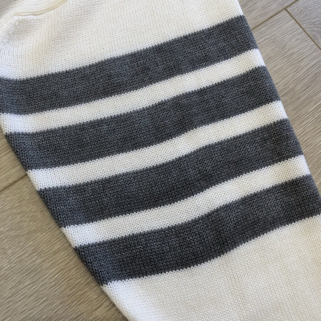 Classic Stripe Button Cardigan - Sassygrove