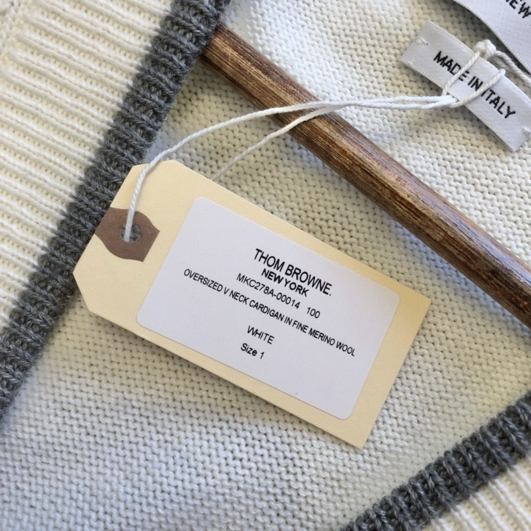 Classic Stripe Button Cardigan - Sassygrove