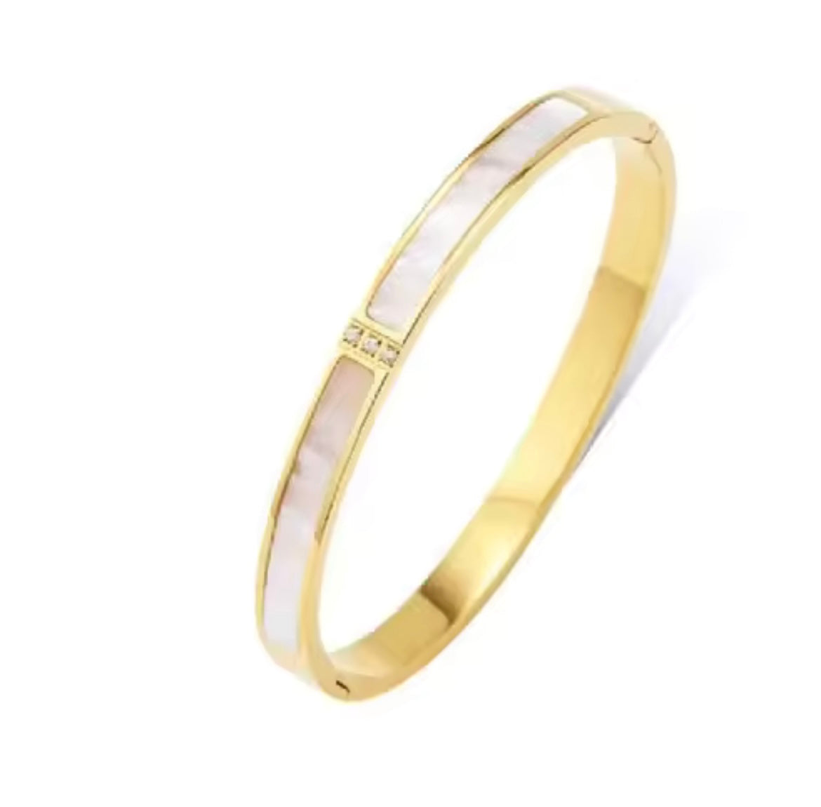 Tara mother of pearl bangle