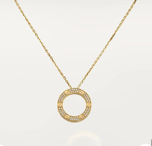 LVE diamond  necklace - Sassygrove