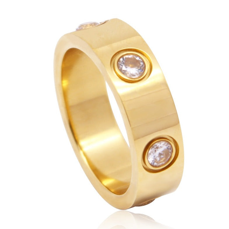 Daily Gold Silver Bronze Chic Ring