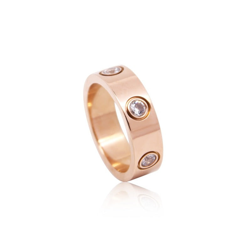 Daily Gold Silver Bronze Chic Ring