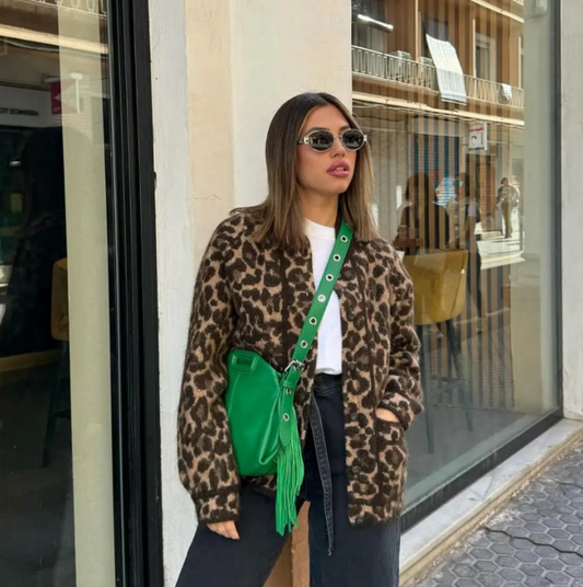 Vanessa Leopard Jacket