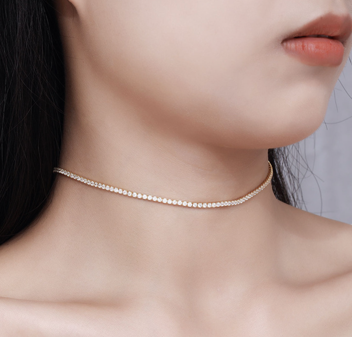 Monaco Tennis Choker Necklace