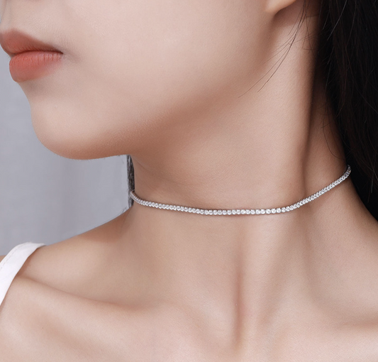 Monaco Tennis Choker Necklace