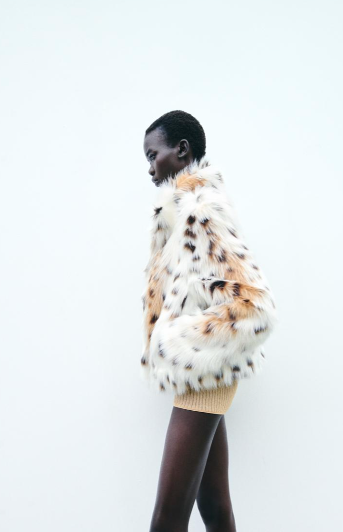 Snow Leopard Fur Coat