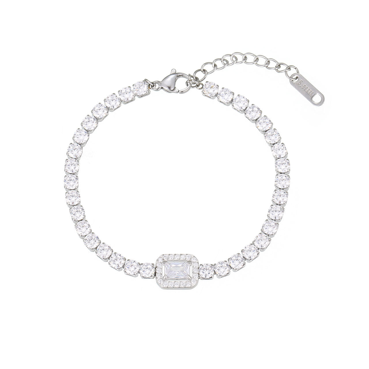 Jasmina crystal diamond bracelet