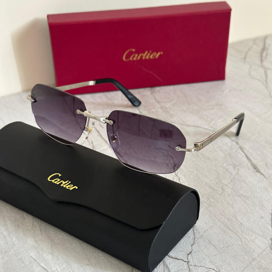 Cartier CT0046S Rimless Sunglasses - Sassygrove