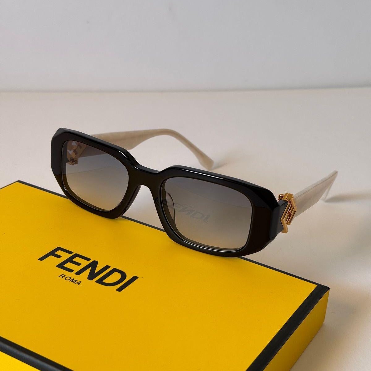 Fendi Colibrì Rectangle Sunglasses - Sassygrove