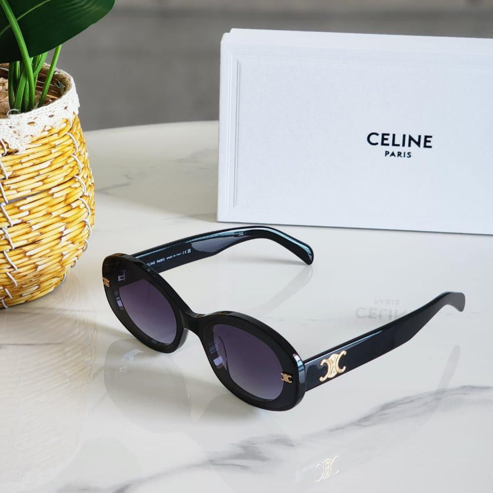 Celine Oval Triomphe Sunglasses - Sassygrove