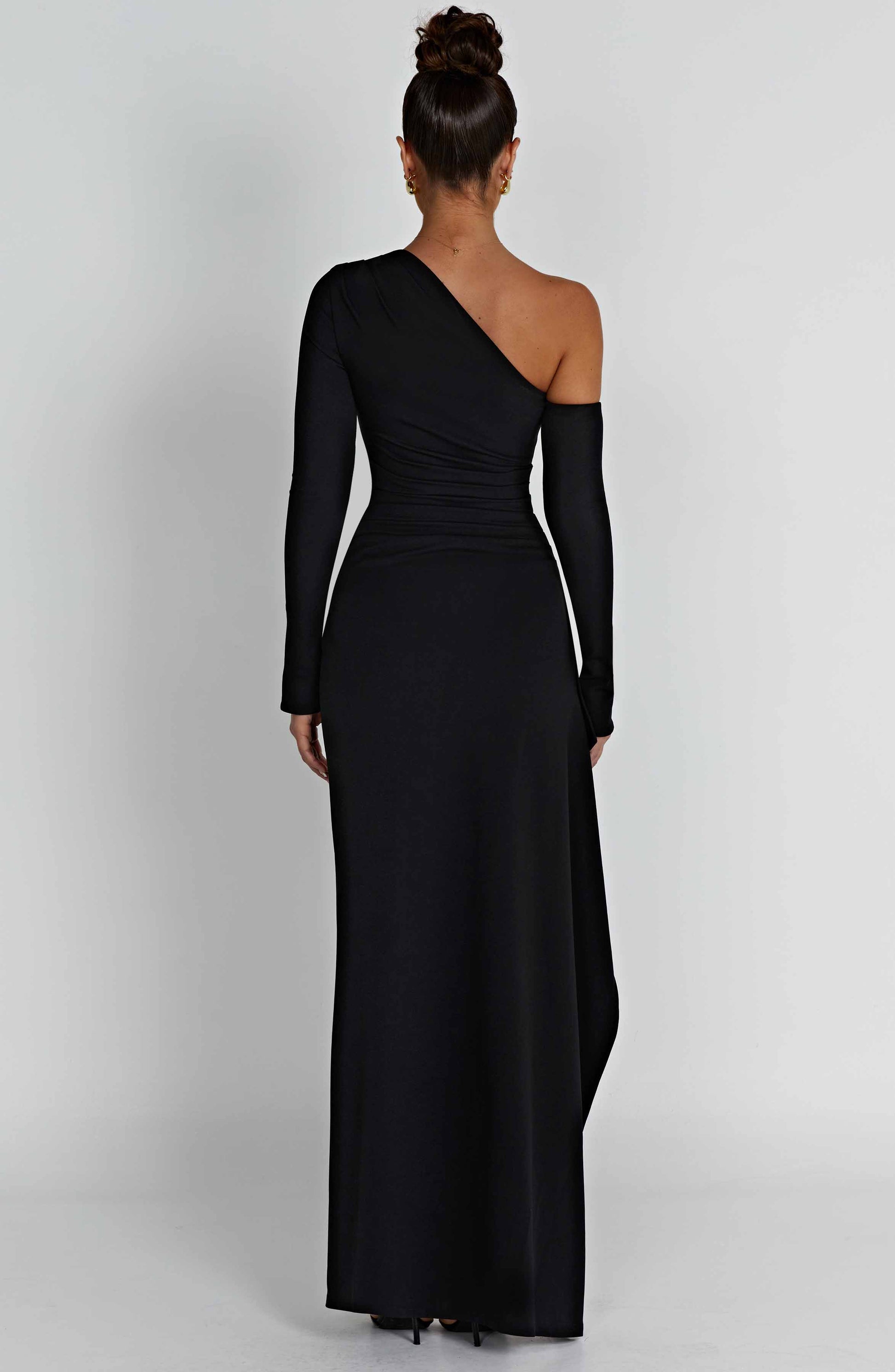 Adrienne Maxi Dress - Black - Sassygrove