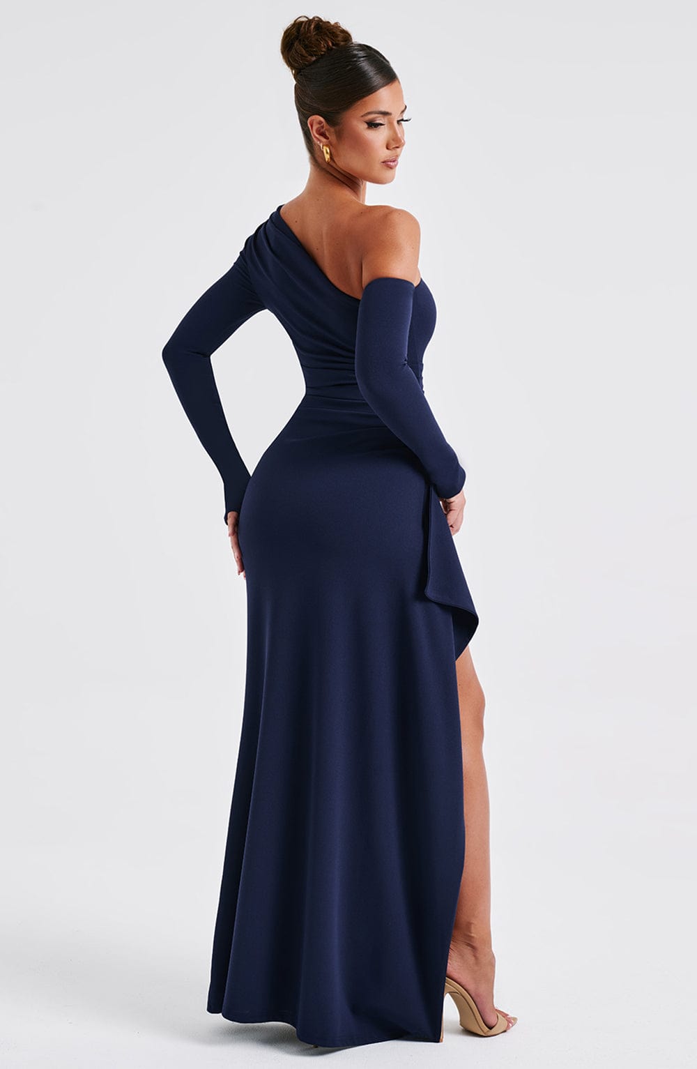 Adrienne Maxi Dress - Navy - Sassygrove