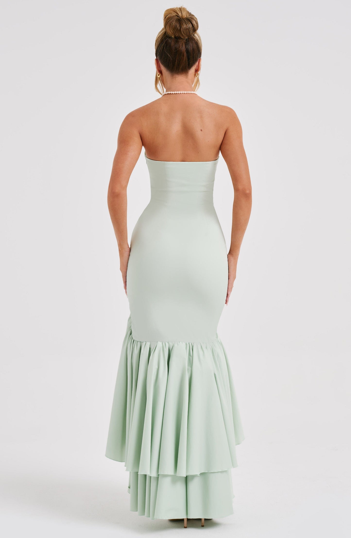 Midnight Serenade Maxi Dress - Sage - Sassygrove