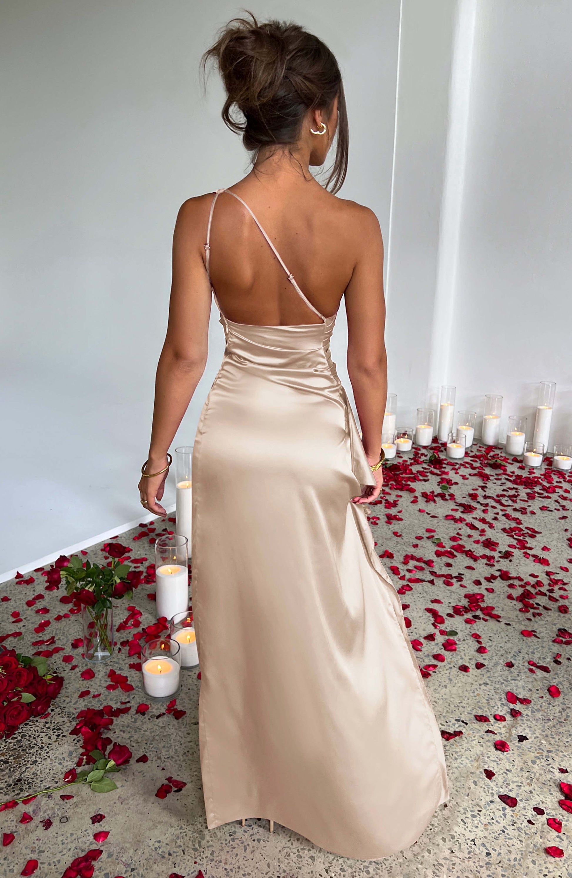 Aurora Maxi Dress - Champagne - Sassygrove