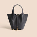 Etoupe Luxe Lock Tote