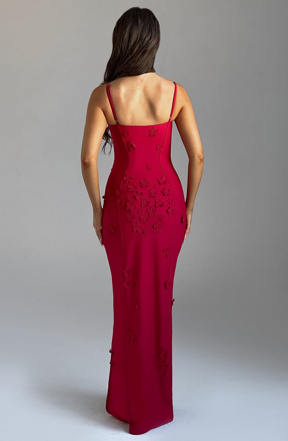 Scarlet Symphony Maxi Dress- Red - Sassygrove