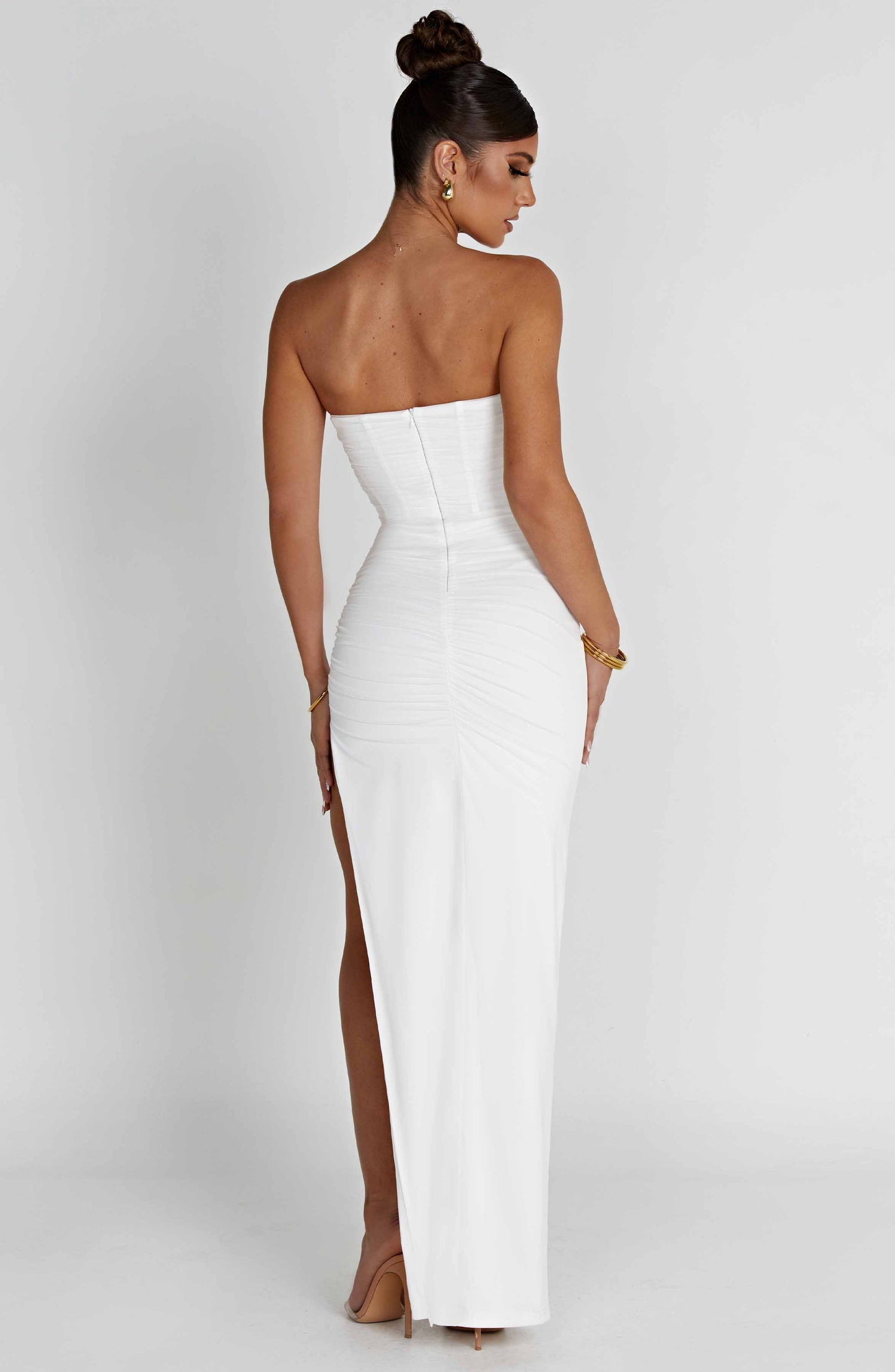 Giuliana Maxi Dress - Ivory - Sassygrove