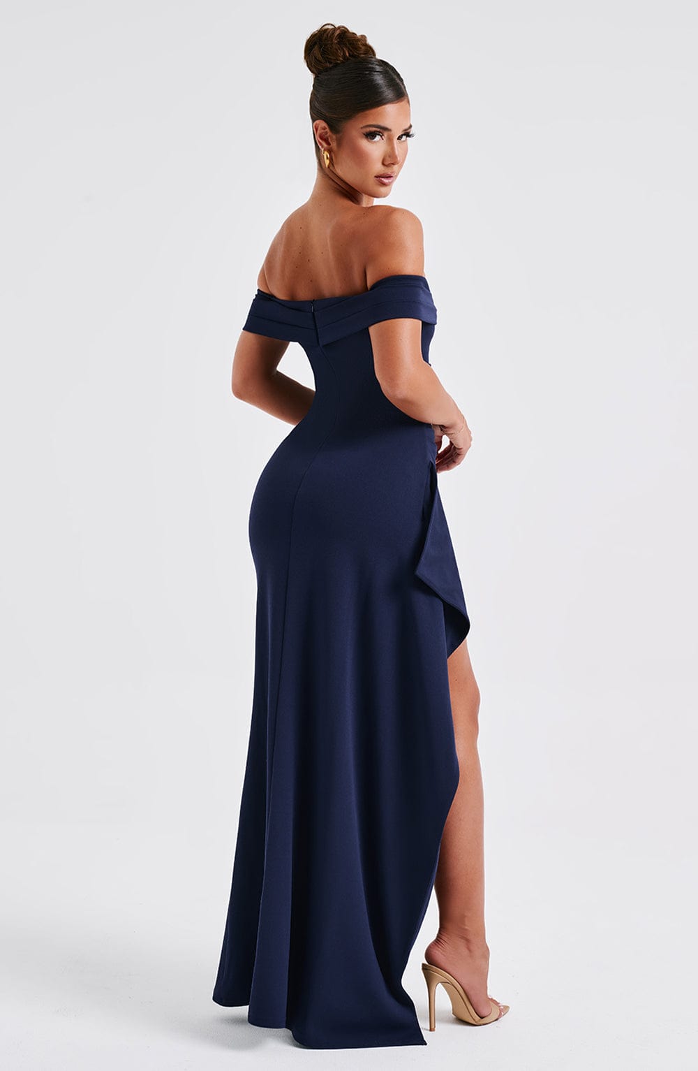 Josephine Maxi Dress - Navy - Sassygrove