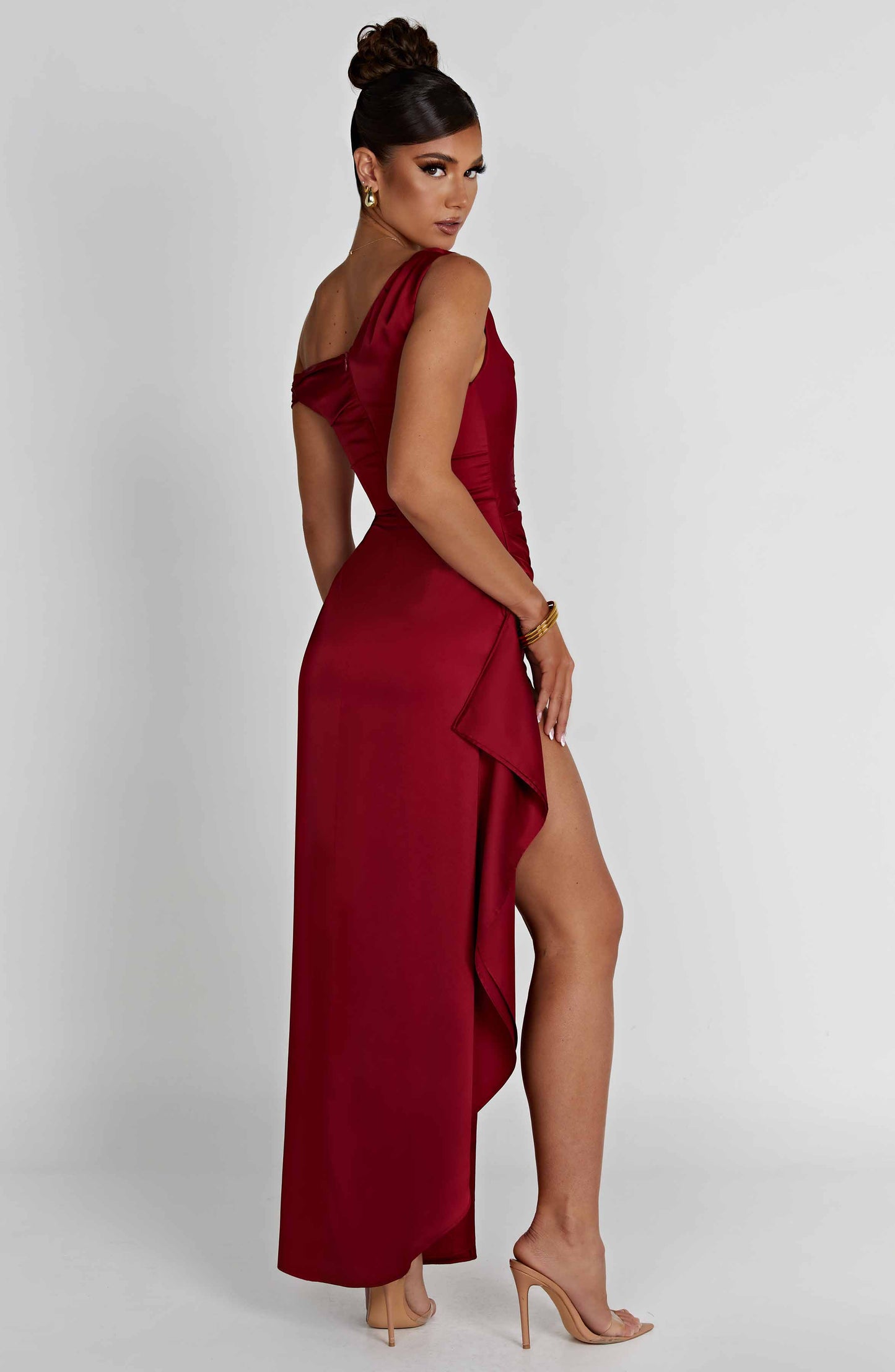 Juliette Maxi Dress - Wine - Sassygrove