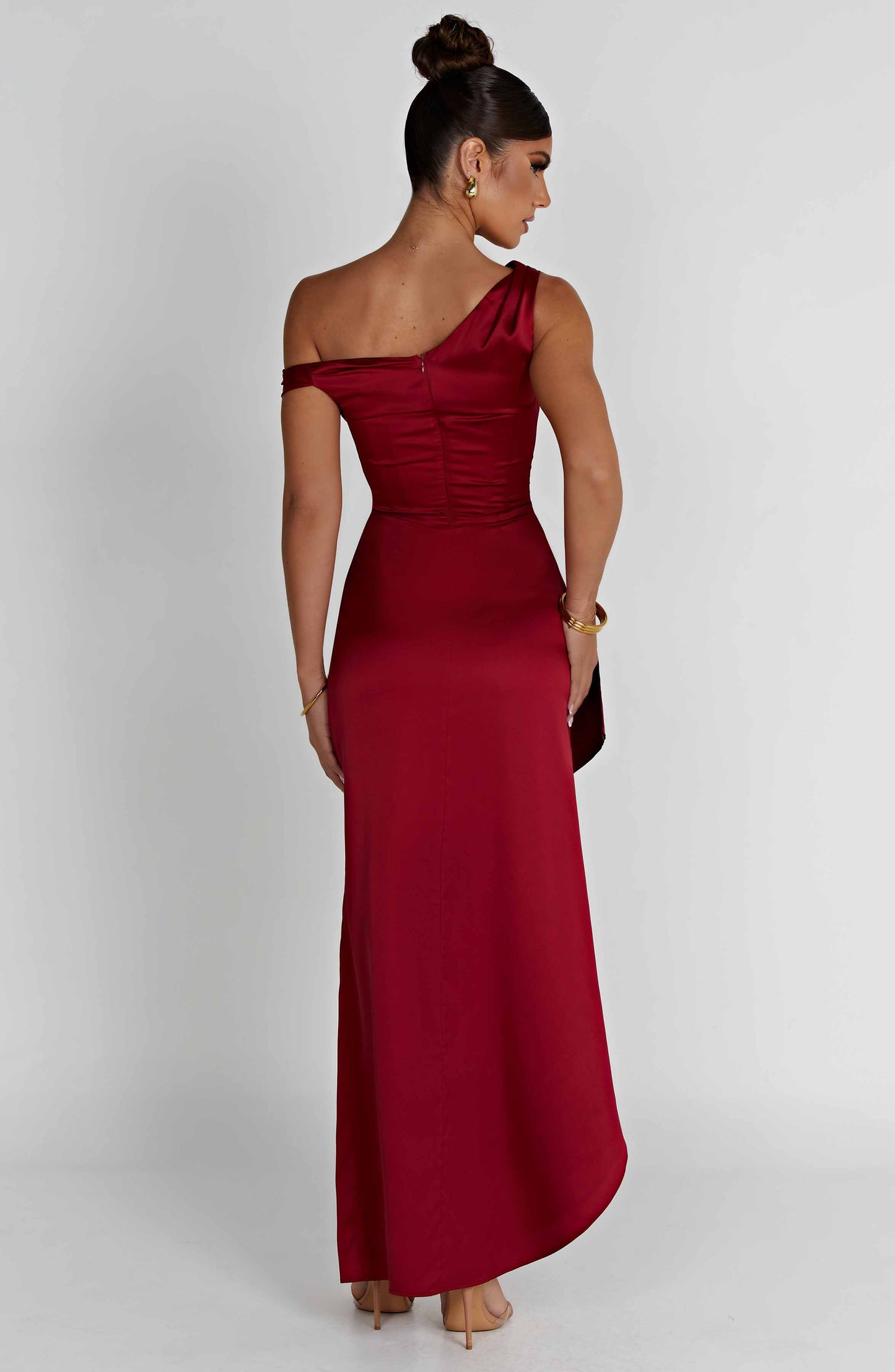 Juliette Maxi Dress - Wine - Sassygrove