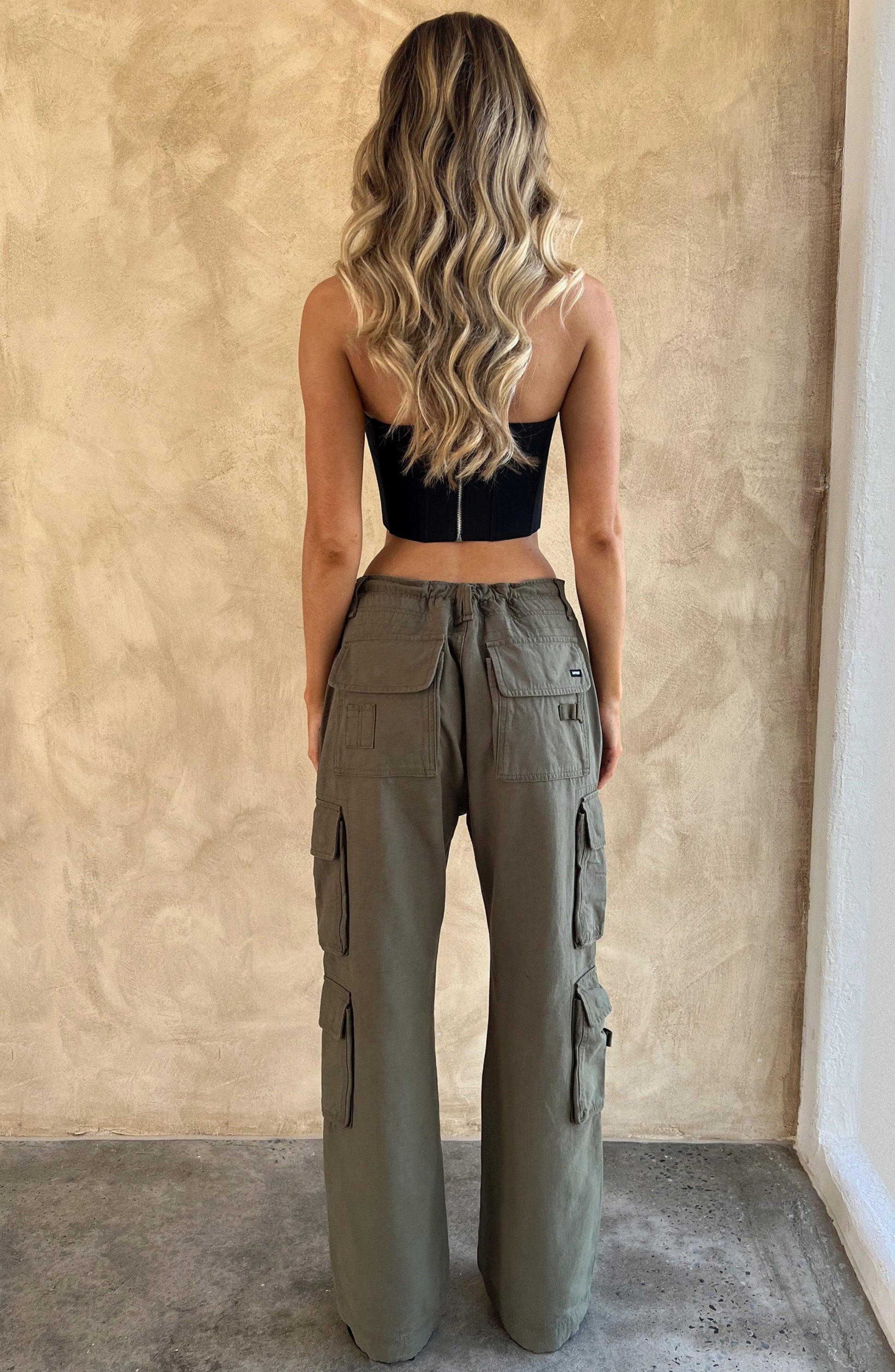 Tinashe Cargo Pants - Khaki - Sassygrove