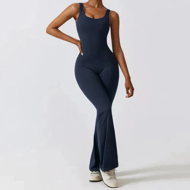 Viral V-Back Jumpsuit - Sassygrove