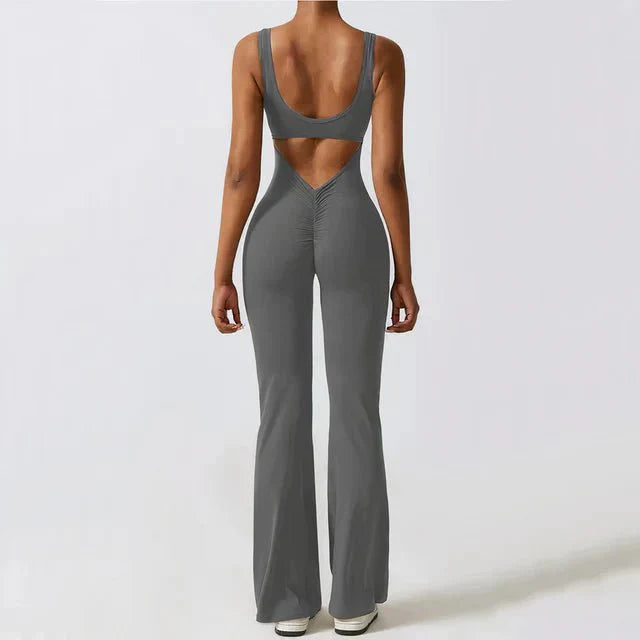 Viral V-Back Jumpsuit - Sassygrove