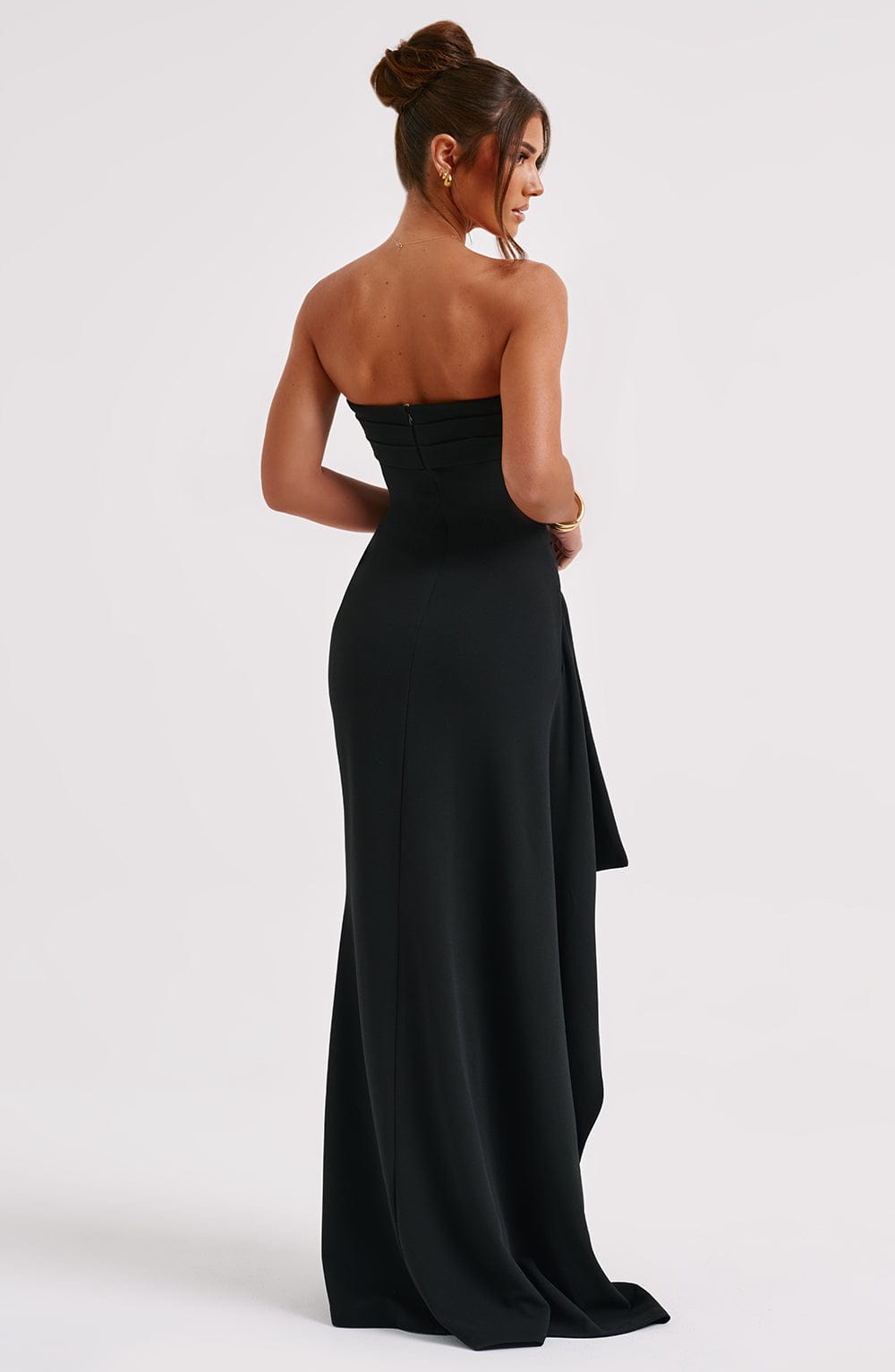 Zarina Maxi Dress - Black - Sassygrove