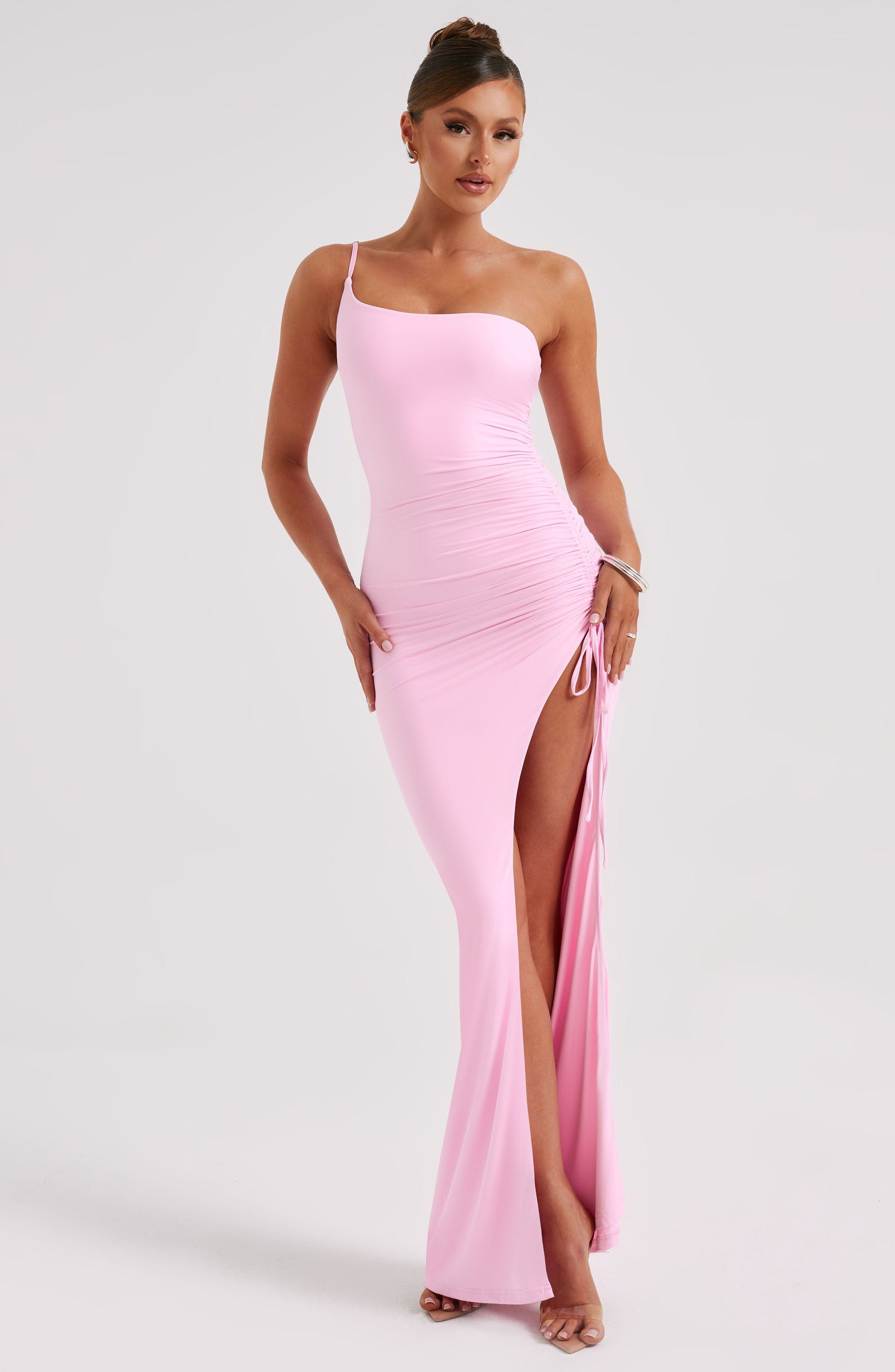 Zahara Maxi Dress - Pink - Sassygrove