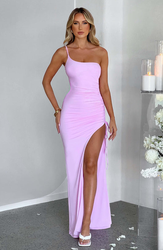 Zahara Maxi Dress - Pink - Sassygrove