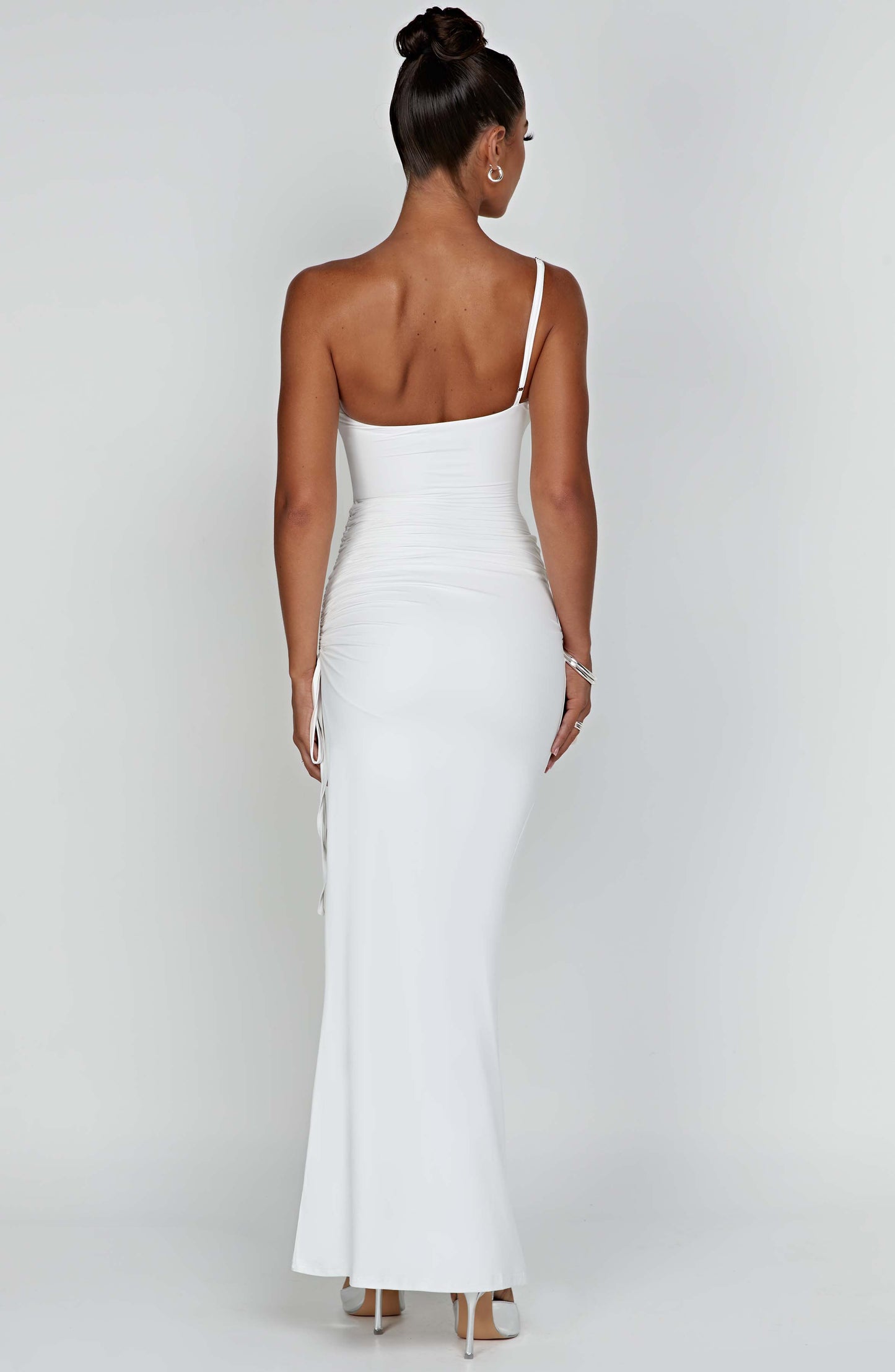 Zahara Maxi Dress - White - Sassygrove