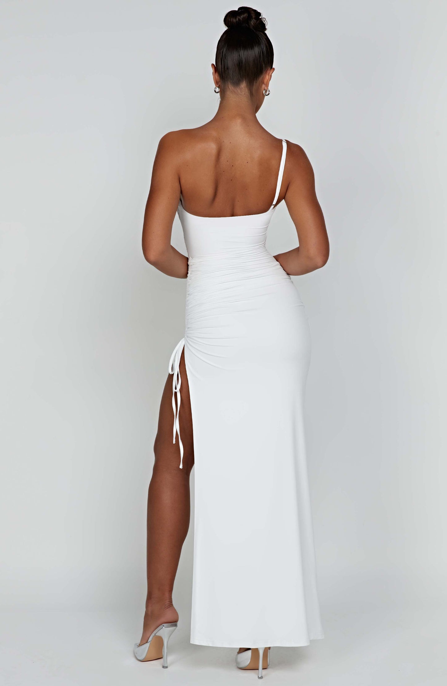 Zahara Maxi Dress - White - Sassygrove