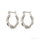 18K Gold Plated Sterling Silver Hoop Earrings Ema - Sassygrove