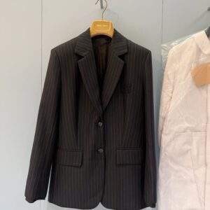 Pinstripe Tailored Blazer - Sassygrove