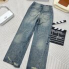 Vintage Wash Wide-Leg Jeans - Sassygrove