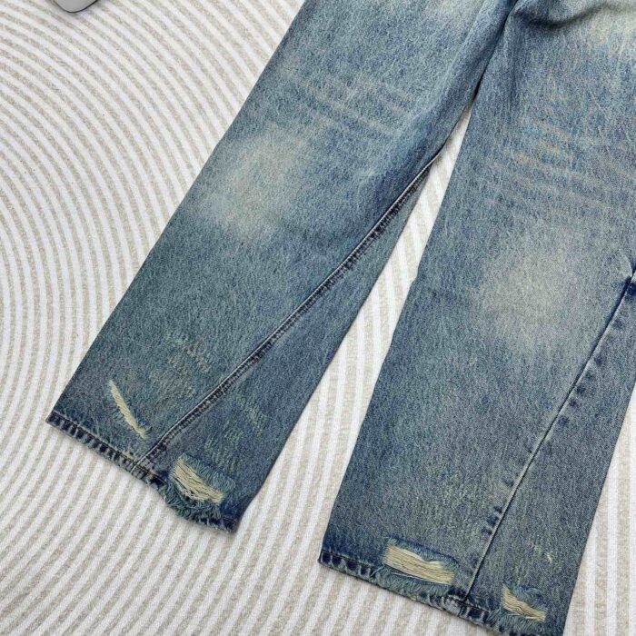 Vintage Wash Wide-Leg Jeans - Sassygrove