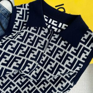 Monogram Knit Polo Tank - Sassygrove