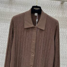 Cable Knit Button-Up Polo - Sassygrove