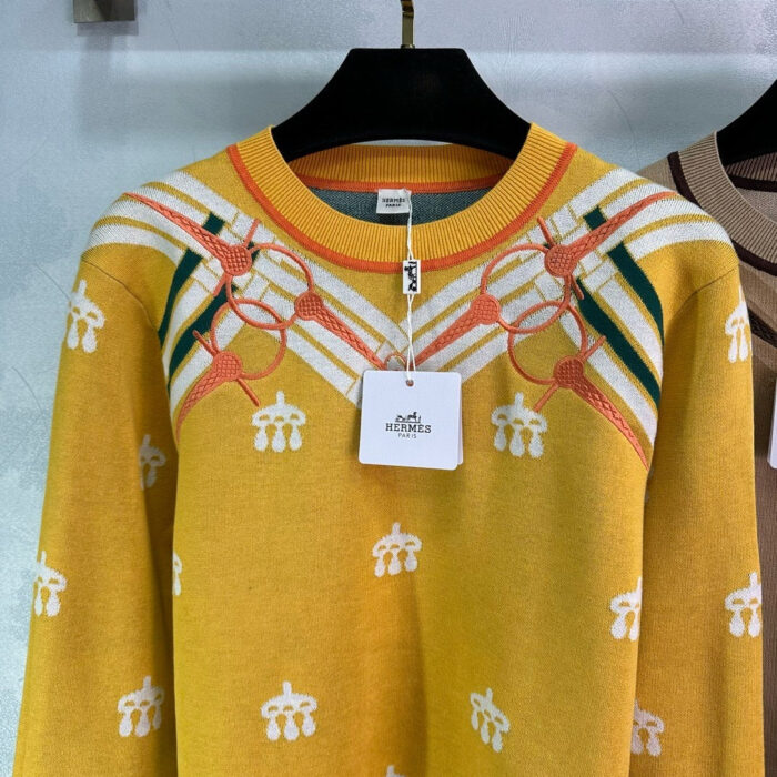 Equestrian Motif Knit Sweater - Sassygrove