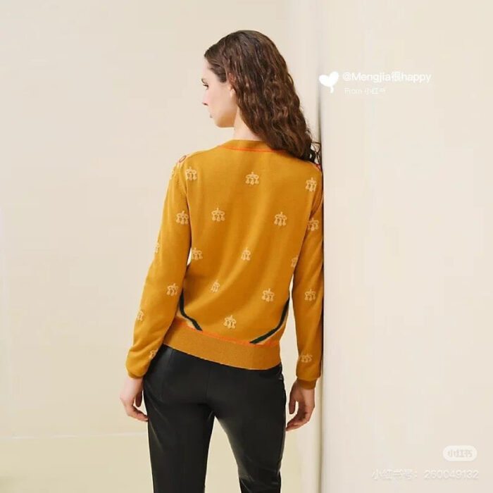 Equestrian Motif Knit Sweater - Sassygrove