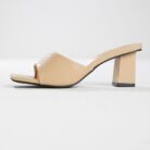 Daisy Mule Heel - Beige - Sassygrove