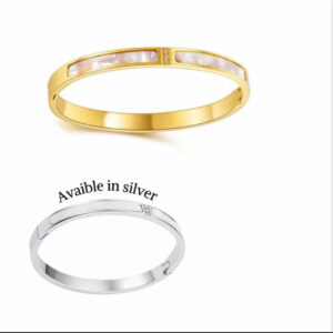 Taara mother of pearl cuff - Sassygrove