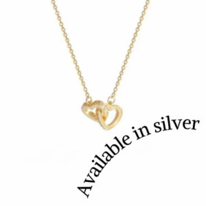 Twin hearts necklace - Sassygrove