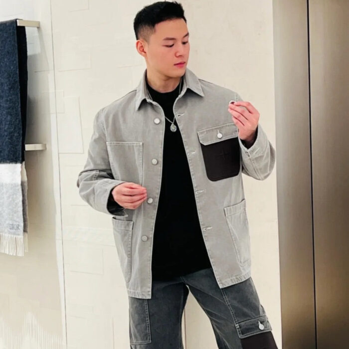 Contrast Pocket Utility Shirt - Sassygrove