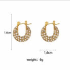 Mini diamond hoops - Sassygrove